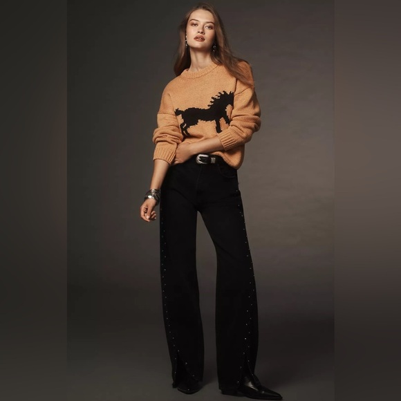 Porridge Western Graphic Sweater Size NWT - Picture 2 of 9